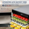 thumbnail image 5 of IVATION 600W Food Dehydrator with Stainless Steel Trays for Snacks, Fruit & Beef Jerky, 5 of 8