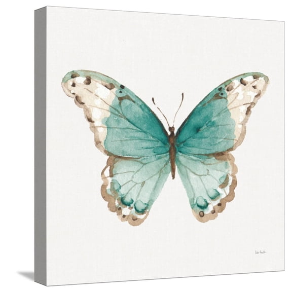 Art.com Colorful Breeze XII with Teal Stretched Canvas Print Wall Art by Lisa Audit, 16" x 16"