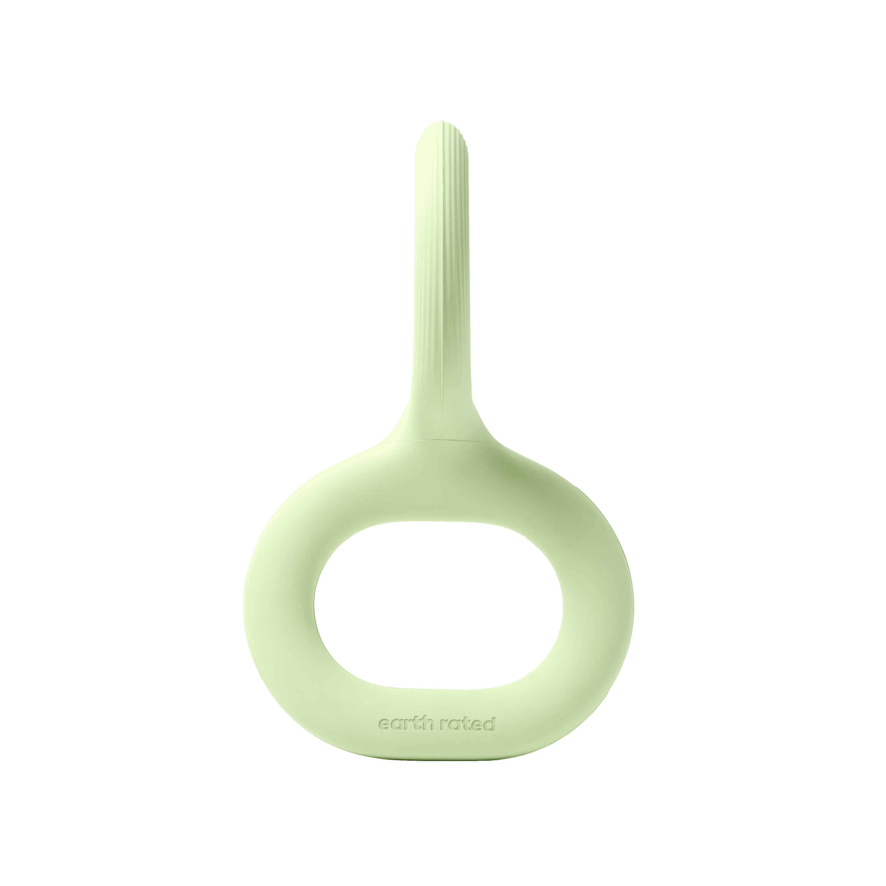 Earth Rated Tug of War Toy for Dogs and Puppies, Interactive Dog Pull Toys, Ergonomic Grip, Natural Rubber, Large, Green