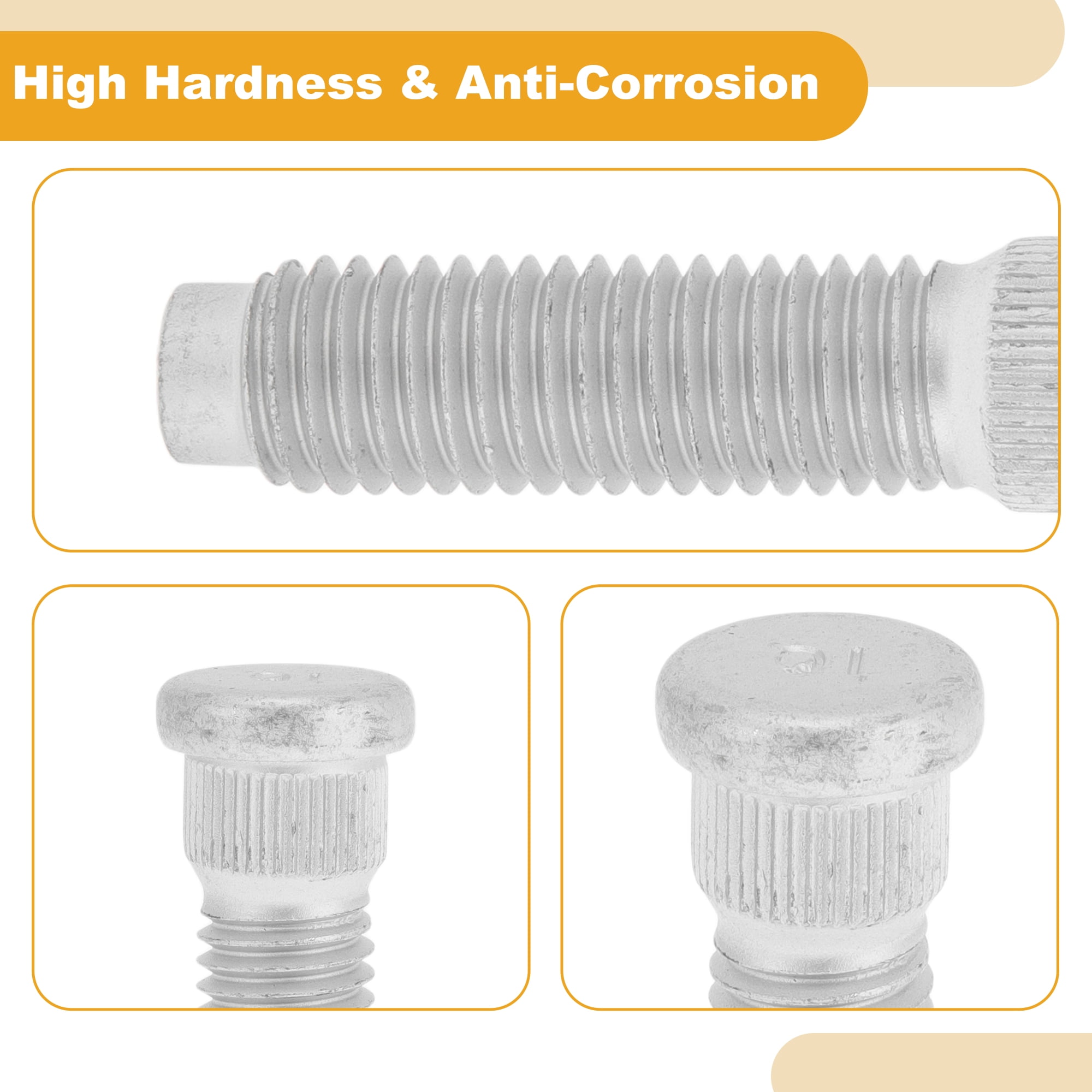 Unique Bargains M14x2.0 Wheel Lug Stud for Ford F150 2001-2014 Front Rear Bolt Set