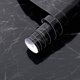 thumbnail image 1 of Rollo de plástico adhesivo de 60 x 300 cm, papel tapiz autoadhesivo de mármol negro, pegatinas para muebles, papel de contacto con efecto mármol, 1 of 5