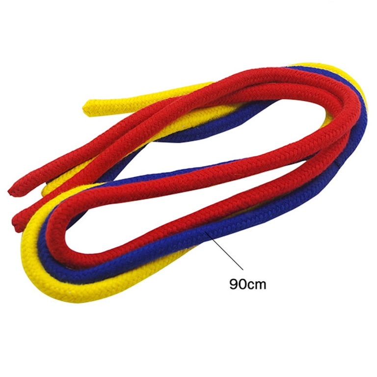 MOMOMAGE Three Rope Magic Tricks Funny Ropes Magic Props For Magicians Close Up Magic Illusion Stage Magic Rope Illusion Gimmick Easy To Do Magic Shows (Yellow