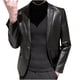 thumbnail image 4 of Blazer Chaquetas Para Hombres Blazer de Cuero Nuevo Comercio Exterior Motocicleta Solapa Tamaño Grande Casual Odeerbi  ODB177652, 4 of 8