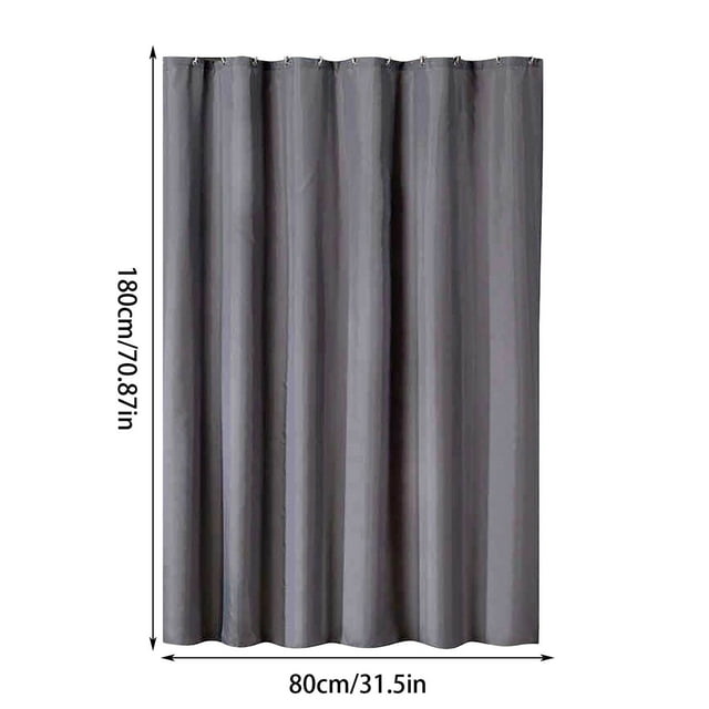 SDNall Waterproof Shower Curtain, Fabric Liner with Reinforced Header and Rust-Resistant Grommets, Quick-Dry Thickened Polyester for Bathroom