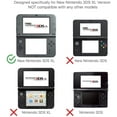thumbnail image 2 of VANJUNN Crystal Transparent Hard Shell Protective Case for Nintendo 3DS XL, Clear, 2 of 7