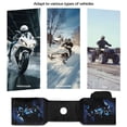 thumbnail image 6 of Uorisanigo ATV Tank Bag, Blue Butterfly Storage Saddle Bag Easy to Install, Wear-Resistant Motorcycle Accessories, Dirt Bike Fuel Bags Storage Pack with Water Pocket, 6 of 7