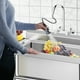thumbnail image 5 of Fregadero de Acero Inoxidable Gaomon, Fregadero Comercial para Cocina y Uso General, Cuenca Simple con Soporte, 5 of 9