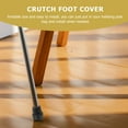 thumbnail image 1 of STRANDCHIC 9Pcs Black Rubber Trekking Pole Foot Cover with Anti-Skid Shockproof Features, 1 of 5