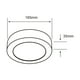 thumbnail image 5 of Lampara Led Plafon 12w Techo Ptlledd-r/002/40/b, 5 of 5