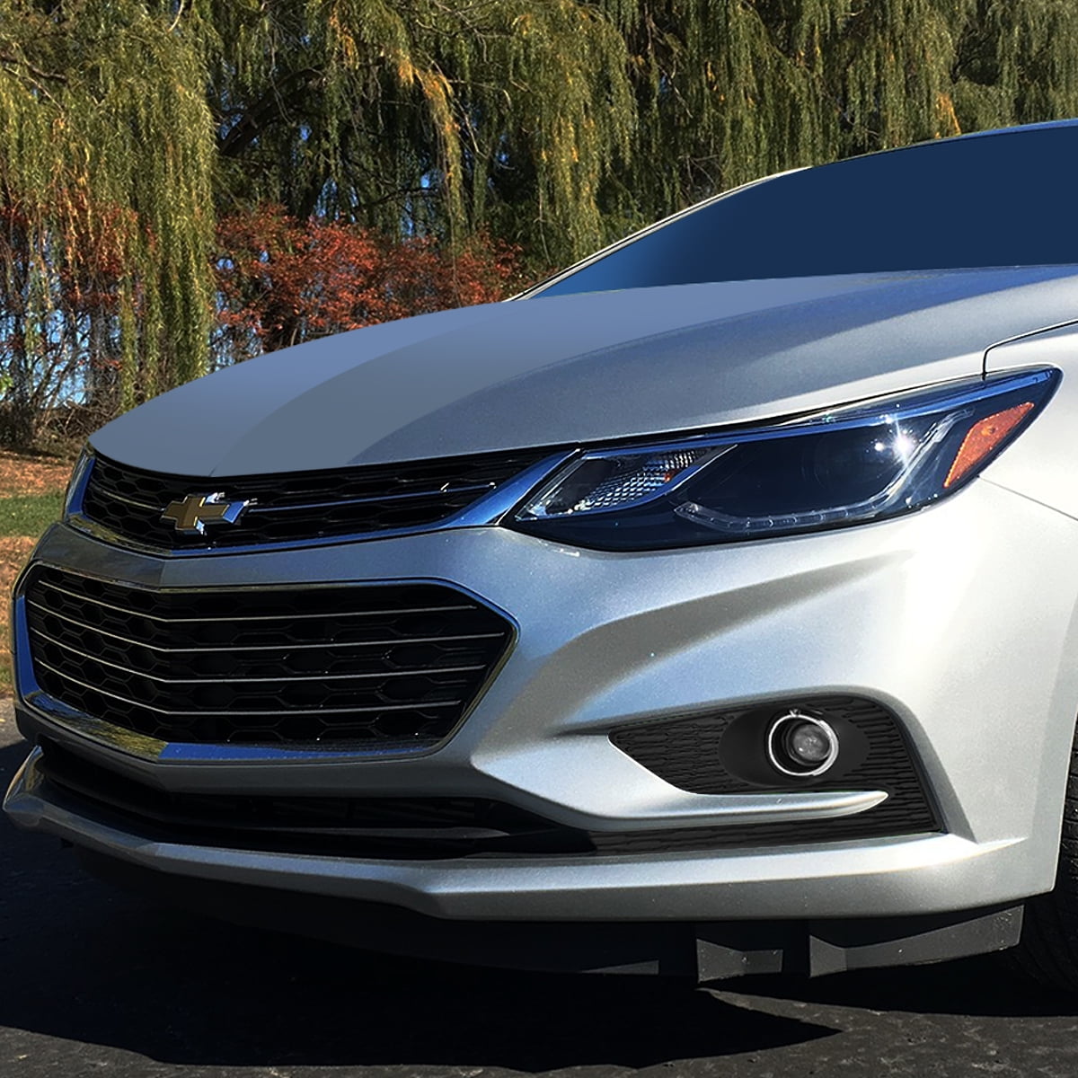 DNA Motoring FL-ZTL-271-CH For 2016 to 2018 Chevy Cruze Projector Front Driving Fog Light Lamp+Bezel+Switch 17