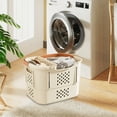 thumbnail image 6 of Folding Laundry Basket, Large Capacity Dirty Clothes Hamper with Handles, Collapsible Storage Organizer for Bathroom and Home Use, 6 of 7