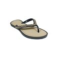 thumbnail image 2 of Beaded Pearl Embellished Thong Flat Flip Flop Sandals, 2 of 6