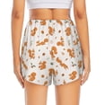 thumbnail image 2 of Lsque Cute Squirrel Fall Printed Women's Running Shorts with Liner Pockets,Elastic Quick Dry Workout Athletic Gym Yoga Shorts,Womens High Waist Shorts-XX-Large, 2 of 9