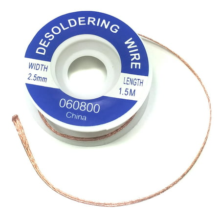 Desoldering Wick 5 Foot Spool for Solder Removal (Best Temperature For Desoldering)