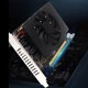 thumbnail image 4 of 【PH44-F】PCIEX16 NVME M.2 MKEY SSD RAID array tarjeta adaptadora expansión placa base PCIE tarjeta dividida, 4 of 9