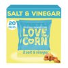 LOVE CORN Salt & Vinegar 0.7oz x 20 bags - Delicious Crunchy Corn - Healthy Family Snacks - Gluten Free, Kosher, NON-GMO - Alternative for Chips, Nuts, Crackers & Pretzels