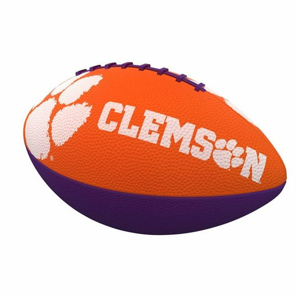 Clemson Tigers Combo Logo Junior-Size Rubber Football