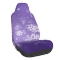 thumbnail image 1 of Balery Snowfall Sky White Purple Funda de Asiento para Auto con Diseño - Cubierta Frontal Suave y Transpirable con Protector Antideslizante- 1 Unidad, 1 of 5