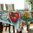 thumbnail image 5 of Yayeee Tablecloths 54" x 54" Rectangle Wrinkle Resistant Party Table Cover, Floral Tomatoes, 5 of 8