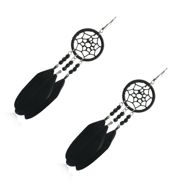 Pendientes colgantes de cuentas de borla decorativas Vintage Qarigey para mujer bohemias