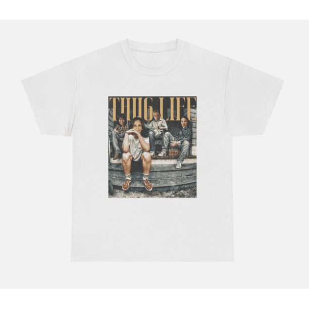 Cotton Short Sleeve T-Shirt The Golden Girls Thug Life Shirt, The Golden Girls Lover Gift Streetwear Graphic Tee Cotton Summer, mother's gift, mother's gifts. Casual Top Comfort
