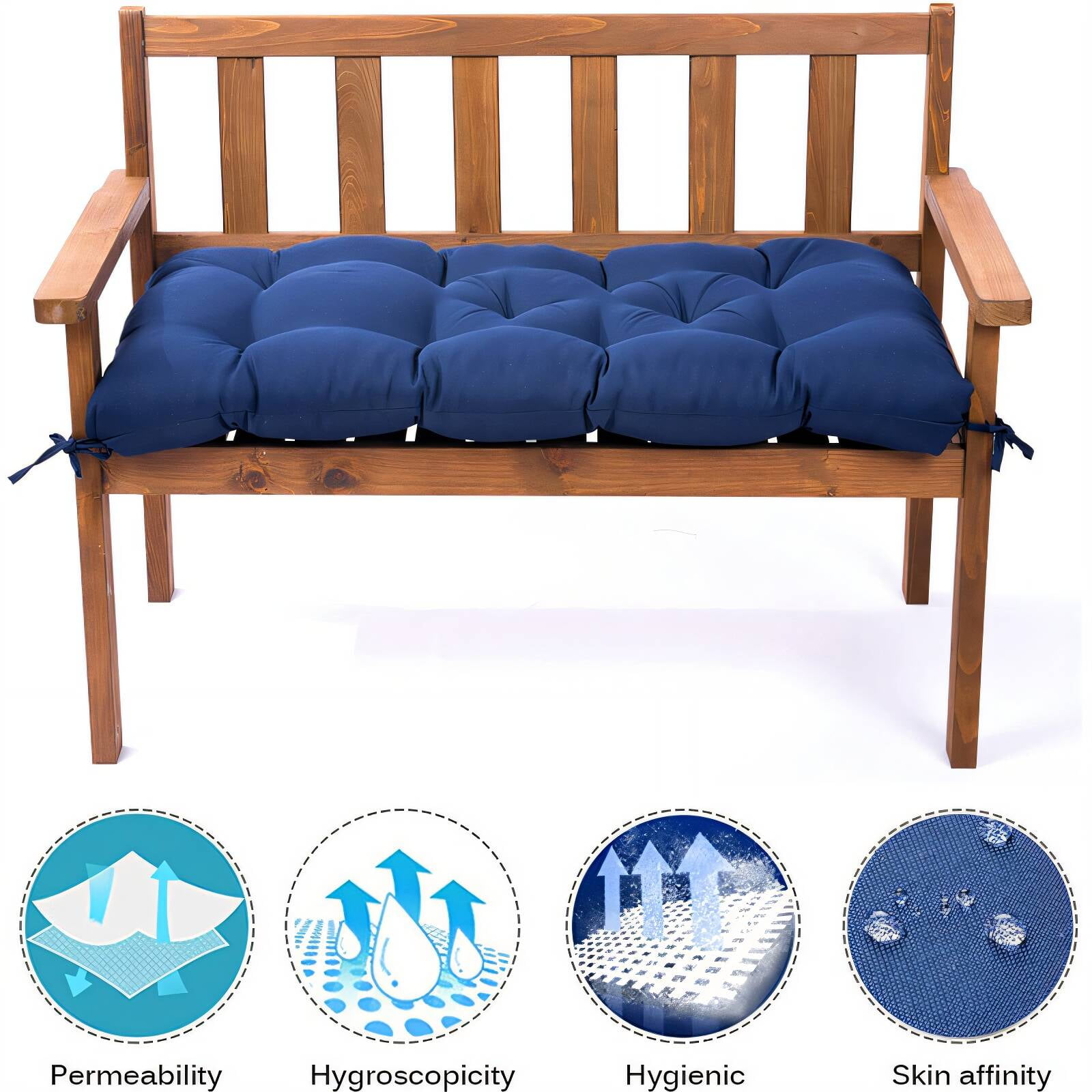 CCOCC Patio Furniture Cushions,Swing Cushion Cushions for Outdoor Furniture,Bench Outdoor Furniture Cushions,Gray