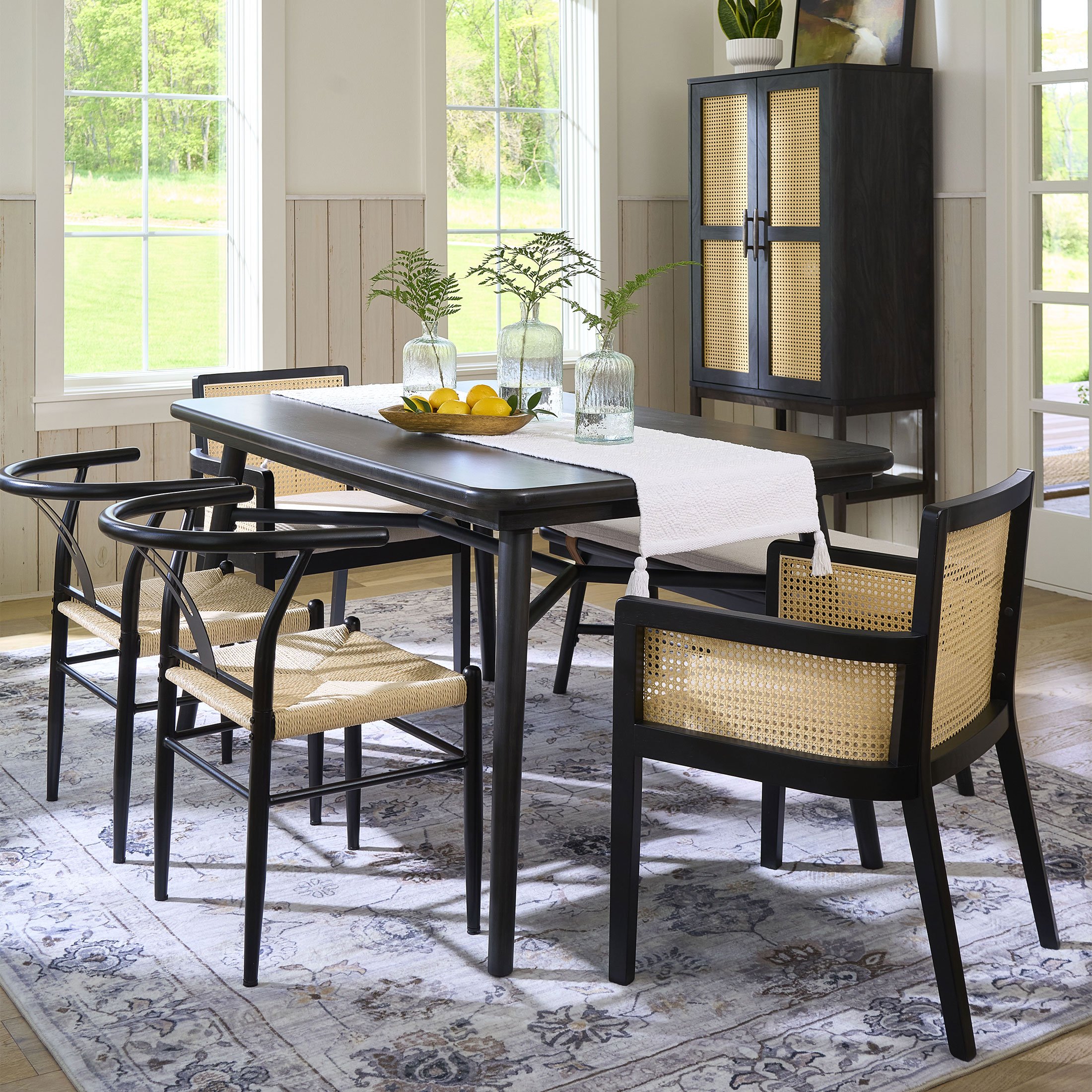 Better Homes & Gardens Springwood Dining Table, Charcoal - image 3 of 15