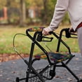 thumbnail image 4 of HELLHERO Rollator Walker Cover Waterproof Walker Seat Cushion Cover for Elderly Fits Rollators Dust Proof for Easy Installation, Black Cat Sunflower, 4 of 7