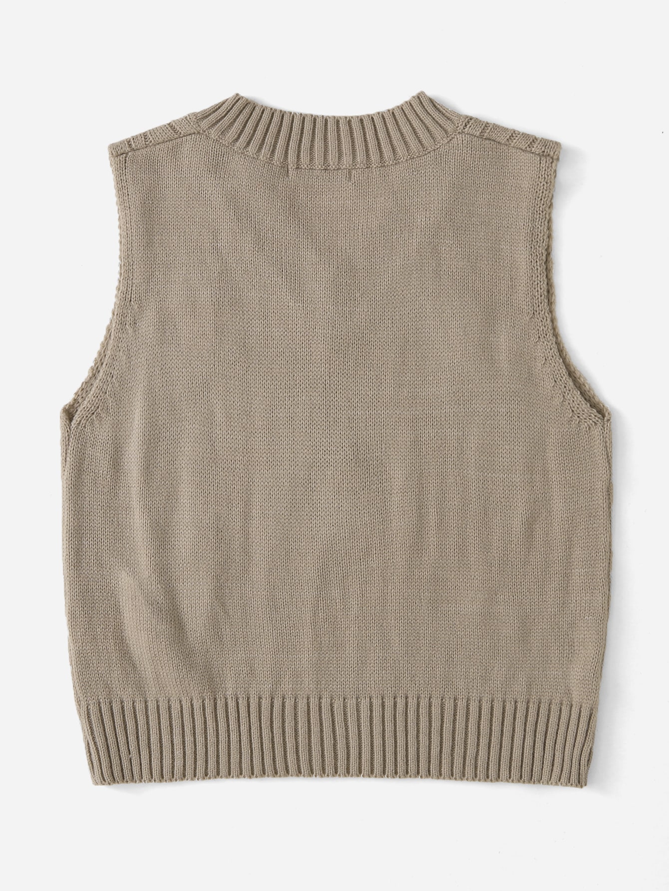 Women's Bear Embroidered Cable Knit 