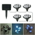 thumbnail image 4 of Luces solares para pasillos exteriores | Iluminación decorativa LED de alto brillo para jardín | Encendido/apagado automático | ABS IP65 impermeable | De anochecer al amanecer | Negro | 1 luz y 1, 4 of 9