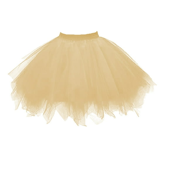 Woman Tutu Skirt Princess Puffy Irregular Color Skirt Skirt Support Rock Festival Skirt Club Basic Leisure Dailywear