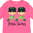 thumbnail image 4 of Inktastic Irish Twins St Patricks Girls Girls Long Sleeve Toddler T-Shirt, 4 of 5