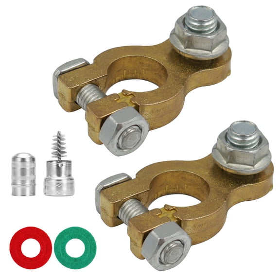 Car Battery Terminal Kit Clamp Connector Storage Pure Copper
