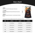 thumbnail image 5 of Hirioo Prairie Meditating Raccoon for Women's Workout Tank Top Sleeveless Workout Tops Athletic Gym Shirts-XX-Large, 5 of 7
