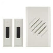 Carlon Wireless Plug-In Door Chime Kit with 2-Buttons (6 per Case)-RC3732D