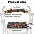thumbnail image 6 of HELLHERO Daisies Ladybirds Seat Back Cover Washable for Unisex Breathable Rollator Walker Seat Back Cover for Senior, 6 of 7
