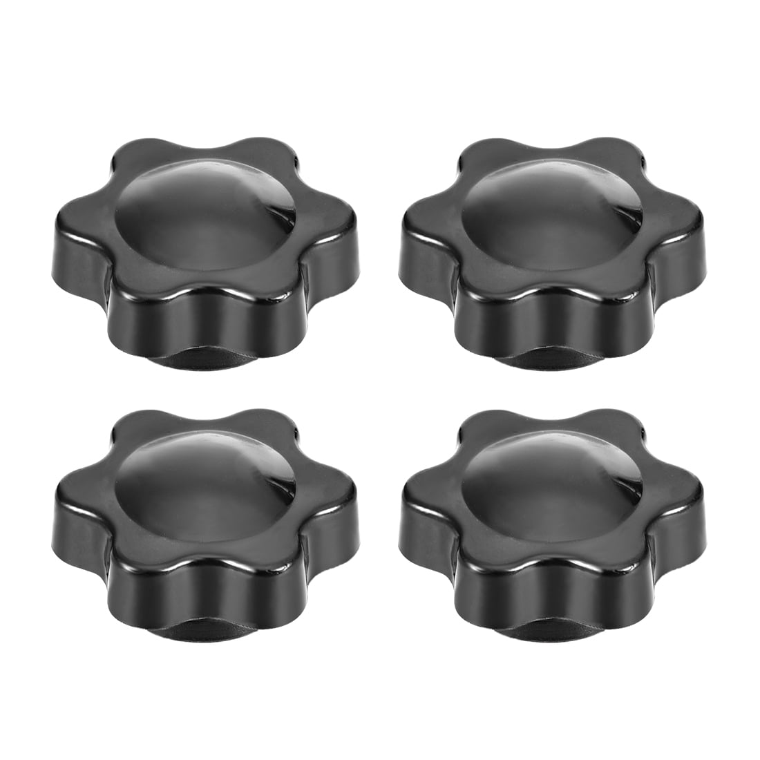 Uxcell Plastic Clamping Handle Gripandles Screw Knobs Handgrips Star