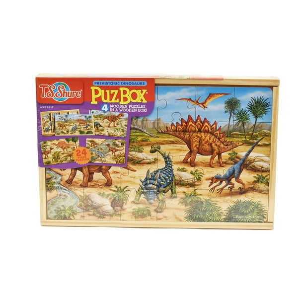 galt 4 puzzles in a box dinosaurs