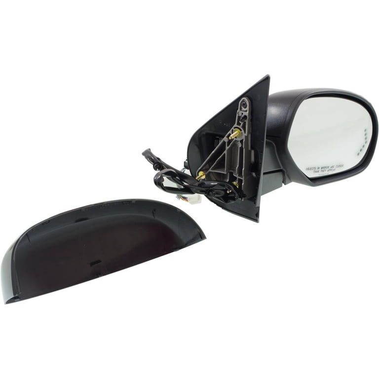 Mirror Compatible With 2007-2014 Chevrolet Tahoe GMC Yukon XL 1500 Right  Passenger Side Heated In-glass Signal Light 1 Paintable and Textured Black 