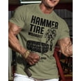 thumbnail image 2 of Gymish Hammer Tire Workout T-Shirt for Men, Funny Gym Shirts, Lifting Tee, Deadlift T-Shirt, Men's Gym Shirt, Workout Tops, Powerlifting & Bodybuilding Tee, 2 of 5