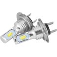 thumbnail image 3 of 2pcs Fog Light Bulb, 80w 6000k Universal H7 Led Car Fog Light Lamp White Light, 3 of 5