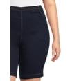 thumbnail image 2 of JMS Just My Size by Hanes Women's Plus Size 4-Pocket Pull-On Bermuda Shorts, 2 of 6