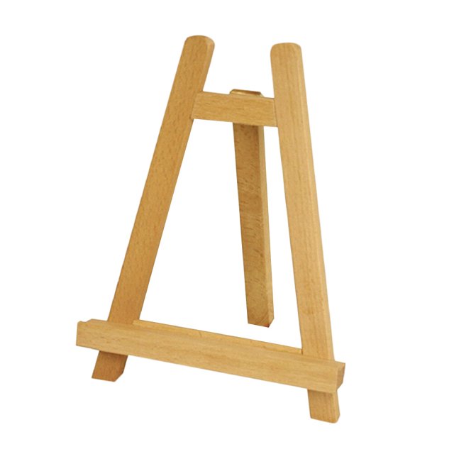 Miangastore Mini Wood Display Easel Tabletop Easel Artist A-Frame Easel Photo Painting Portable Tripod Holder Stand