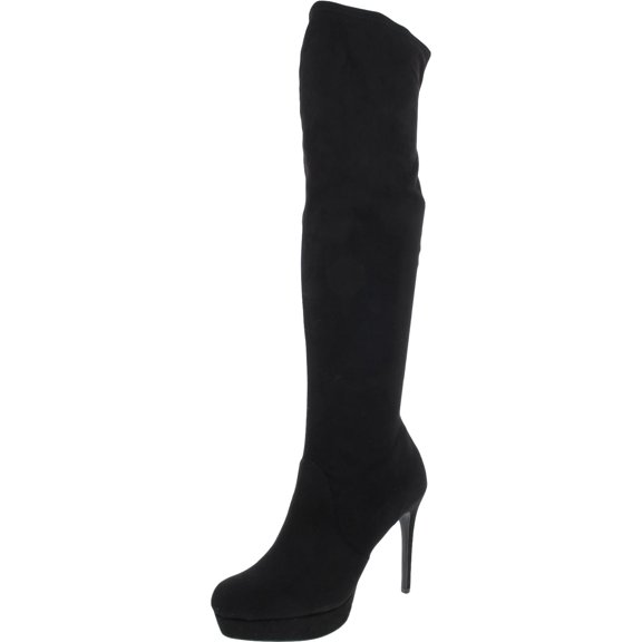 Thalia Sodi Womens Clarissa Faux Suede Tall Over-The-Knee Boots