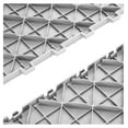 thumbnail image 7 of Garage Tiles Interlocking, 12x12in 50-Pack, Non-Slip Garage Flooring Tiles - Silver, 7 of 7