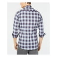 thumbnail image 2 of Ryan Seacrest Mens Plaid Button Up Shirt, Multicoloured, Small, 2 of 3