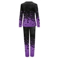 thumbnail image 3 of Matching Halloween Pajamas Set for Family, Spooky Printed Long Sleeve PJs Lounge Sleepwear Gift for Holiday Pajama Party, 3 of 3