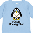 thumbnail image 4 of Inktastic Future Hockey Star Penguin Boys or Girls Long Sleeve Toddler T-Shirt, 4 of 5