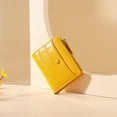 thumbnail image 5 of Women's Small Wallet Fashion Stone Pattern Girls Wallet (Yellow), 5 of 5