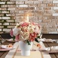thumbnail image 2 of Table for Home Decor with Tassels 72 Inches Long Farmhouse Rustic Table Runner Cream & Brown Macrame Burlap Fall Table Decoration for Living Room Bridal Shower (12x72 Inches), 2 of 5